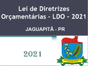 Audiência de Discussão da LDO 2021 25/05/2020 - 20:00h