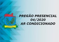 Edital do pregão 04/2020 - Ar Condicionado