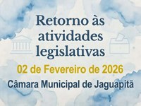 Retorno ás atividades legislativas