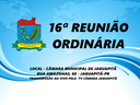 16ª Sessão Ordinária 20/05/2019 - 20h