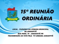 15ª Sessão Ordinária 01/06/2020 - 20:00h