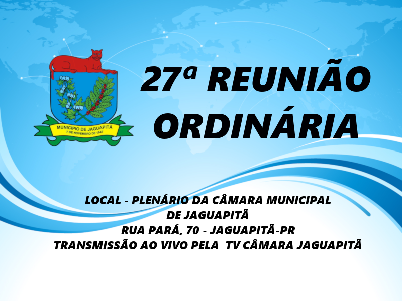 27ª Sessão Ordinária 08/09/2020 - 20:00h