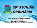 20ª Sessão Ordinária 21/06/2021 - 20:00h