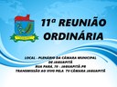 11ª Reunião Ordinária 13/04/2026 - 18:30h
