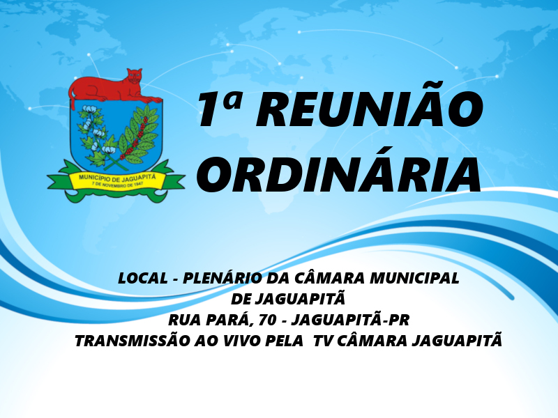  1ª Reunião Ordinária 02/02/2026 - 18:30h