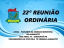 22ª Reunião Ordinária 03/07/2023 - 18:30h